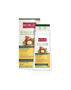 Шампунь для всех типов волос против выпадения с аргановым маслом Botanic Oils Bioblas