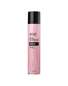 Лак для объема и укладки волос средней фиксации Pink Bubbles Mone professional