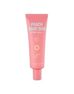 Крем для лица солнцезащитный SPF50 PA Peach Bare Too cool for school