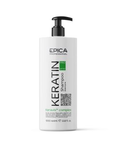 Шампунь для реконструкции и глубокого восстановления волос Keratin Pro Epica professional
