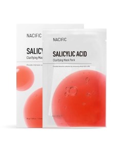 Тканевая маска с кислотами Salicylic Acid Clarifying Mask Pack Nacific