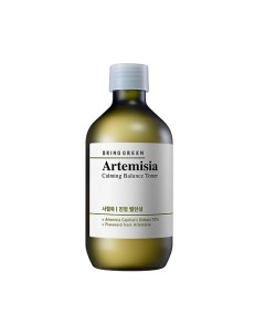 Тонер для лица успокаивающий регулирующий pH кожи с полынью Artemisia Calming Balance Toner Bring green