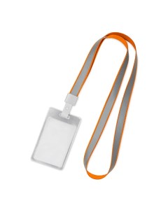 Пластиковый карман для бейджа или пропуска светоотражающий Flexpocket