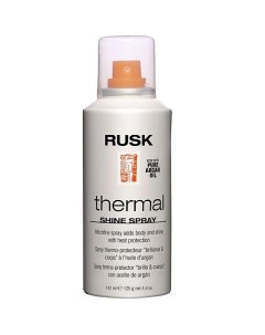 Лак для волос термозащитный для блеска Thermal Shine Spray Rusk