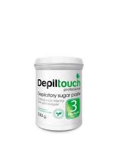 Сахарная паста для депиляции 3 средняя Depilatory Sugar Paste Depiltouch professional