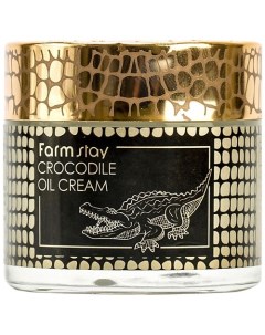 Крем для лица питательный с жиром крокодила Crocodile Oil Cream Farmstay