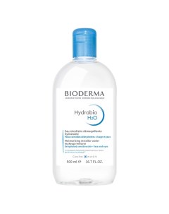 Мицеллярная вода очищающая для обезвоженной кожи лица Hydrabio H2O 500 0 Bioderma