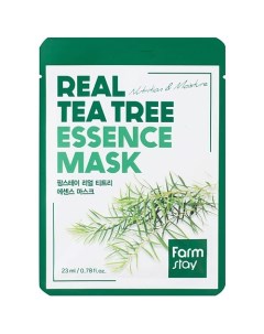 Маска для лица тканевая с экстрактом чайного дерева Real Tea Tree Essence Mask Farmstay