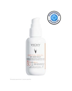 Capital Soleil UV Age Daily тонирующий солнцезащитный флюид SPF50 Vichy