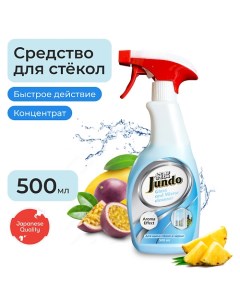 Концентрированное средство для мытья стекол пластика и зеркал Active foam с ароматом фруктов 500 Jundo