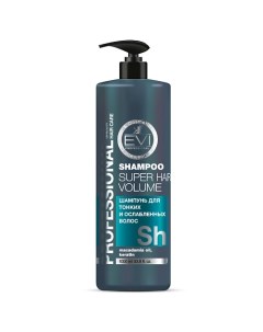 Шампунь Объем и сила для тонких и ослабленных волос Professional Salon Hair Care Shampoo Super Hair  Evi professional