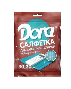 Салфетка из микрофибры Для мебели и бытовой техники 1 Dora