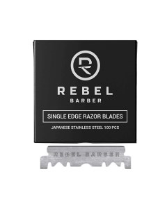 Сменные лезвия для опасных бритв Single Blade 100 0 Rebel