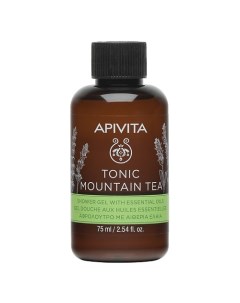 Тонизирующий горный чай Гель для душа с эфирными маслами 75 0 Apivita
