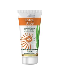 Солнцезащитный крем для всей семьи фактор 30 Extra Aloe 100 0 Family cosmetics