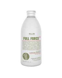 Очищающий шампунь для волос и кожи головы с экстрактом бамбука OLLIN FULL FORCE Ollin professional