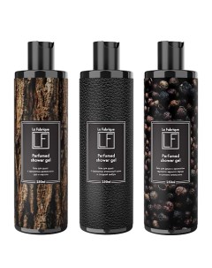 Набор гелей для душа мужских парфюмированных с ароматом перца кожи и уда с неролью 750 0 La fabrique