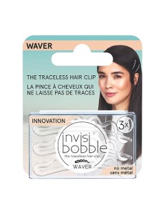 Заколка WAVER Crystal Clear с подвесом Invisibobble