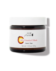Маска для лица порошковая каолиновая с витамином С и Каму Каму Vitamin C Mask 100% pure