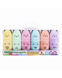 Набор текстовыделителей мини KIDS CUTE CATS PASTEL Brauberg