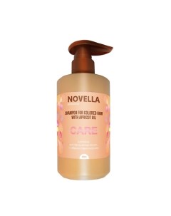 Шампунь для окрашенных волос с абрикосовым маслом 400 0 Novella abrikosova