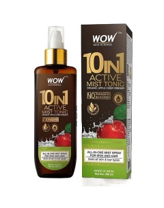 Тоник спрей 10 в 1 для лица и волос 10 In 1 Active Mist Tonic With Natural Apple Cider Vinegar Wow skin science