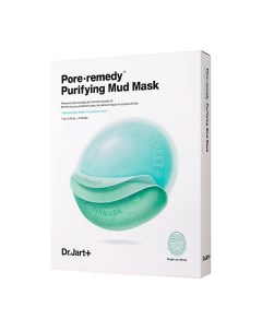Обновляющая маска для лица с зеленой глиной Dermask Pore Remedy Purifuing Mud Mask Dr.jart+