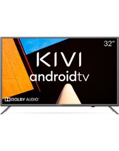Телевизор 32H710KB 32 HD Smart TV Android Wi Fi серый Kivi