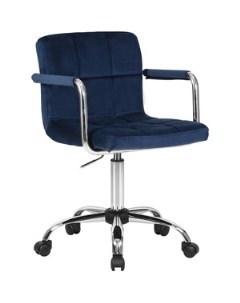 Офисное кресло для персонала TERRY LM 9400 синий велюр MJ9 117 Dobrin