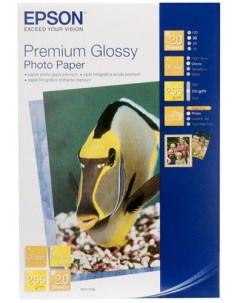 Фотобумага C13S041624 Photo Paper A4 50 листов Premium Glossy Epson