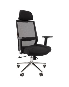 Кресло компьютерное Chairman 555 LUX черный 555 LUX черный