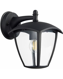Светильник уличный ST LUCE черный черный прозрачный E27 1x40W SL081 411 01 черный черный прозрачный  St-luce