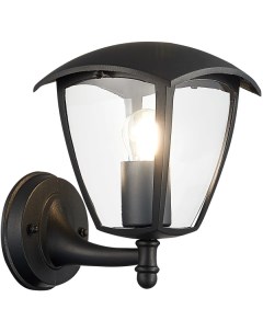 Светильник уличный ST LUCE черный черный прозрачный E27 1x40W SL081 401 01 черный черный прозрачный  St-luce