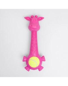Игрушка для собак Жираф с мячом 27 5 см Rurri