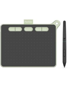 Графический планшет Ninos S А6 черный зеленый Parblo