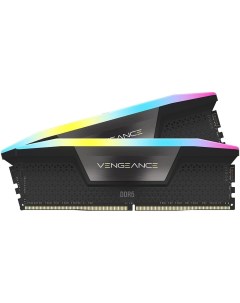 Модуль памяти DIMM 32Gb 2х16Gb DDR5 PC48000 6000MHz Vengeance RGB Black CMH32GX5M2E6000C36 Intel XMP Corsair
