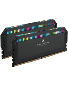Модуль памяти DIMM 32Gb 2х16Gb DDR5 PC57600 7200MHz Dominator Platinum RGB Black CMT32GX5M2X7200C34 Corsair