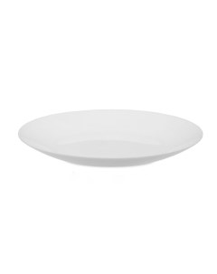Тарелка обеденная стекло 25 см круглая Lillie Q8714 белая Luminarc