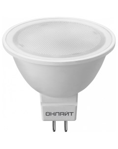Лампа светодиодная GU5 3 7 Вт 50 Вт 220 В рефлектор 3000 К свет теплый белый Онлайт
