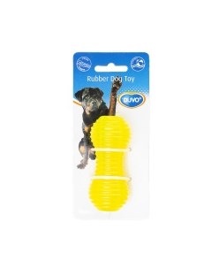 Игрушка для собак резиновая SBS Dumbbell жёлтая 9см Бельгия Duvo+