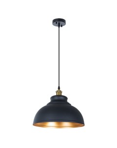 Светильник подвесной Cappello E27 60Вт металл черный Arte lamp