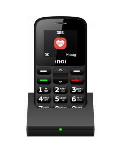 Мобильный телефон 117B 1 77 176x220 TN MTK6261M BT 1xCam 2 Sim 800mAh с большими кнопками micro USB  Inoi