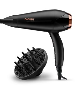 Фен D 570 DE 2200Вт 6 режимов 2 насадки черный розовый 05 01 00 02 000094 Babyliss