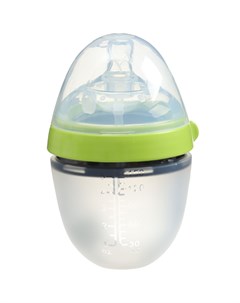 Бутылочка для кормления m b шг o70мм 150мл силиконовая колба цвет зеленый Mum&baby