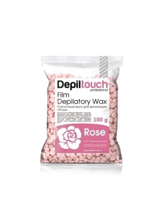 Воск пленочный с ароматом розы Film Depilatory Wax Rose Depiltouch professional