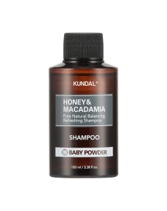Шампунь для волос с ароматом Детской присыпки Honey Macadamia Kundal