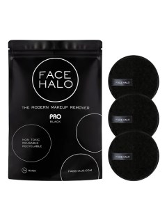Диск многоразовый для снятия макияжа чёрный Face halo