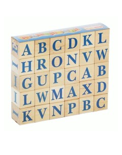 Кубики Алфавит английский для детей 30 Пелси