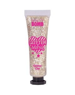 Глиттер гель для лица Glitter gel Glitter Mania Beauty bomb
