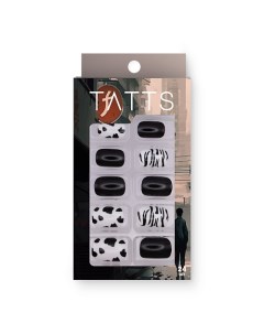 Накладные ногти 24 типсы клеевые стикеры набор для маникюра Tatts